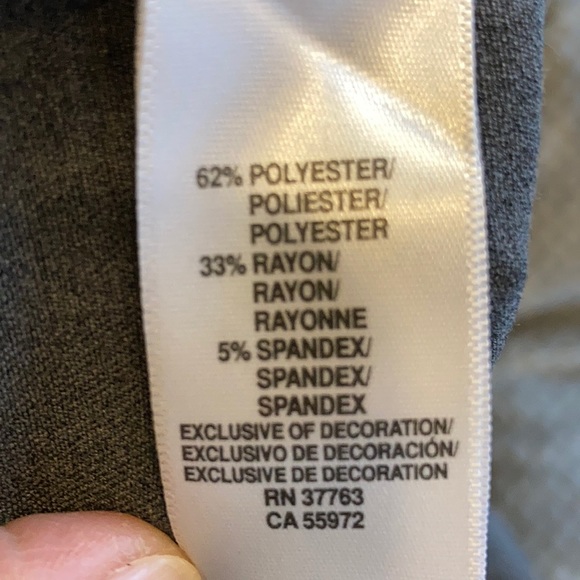 Rafaella - Rich Grey straight slacks - Picture 6 of 6